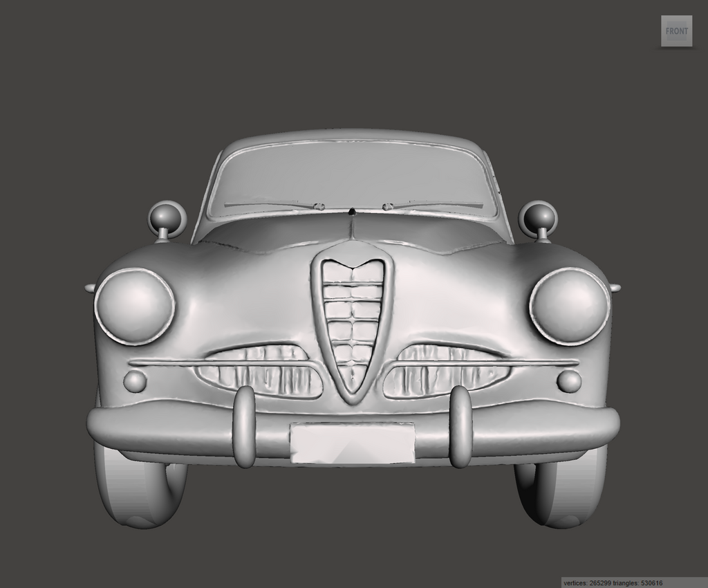 Image of 3D Printed Resin model of Alfa Romeo 1900 TI Super 1955
