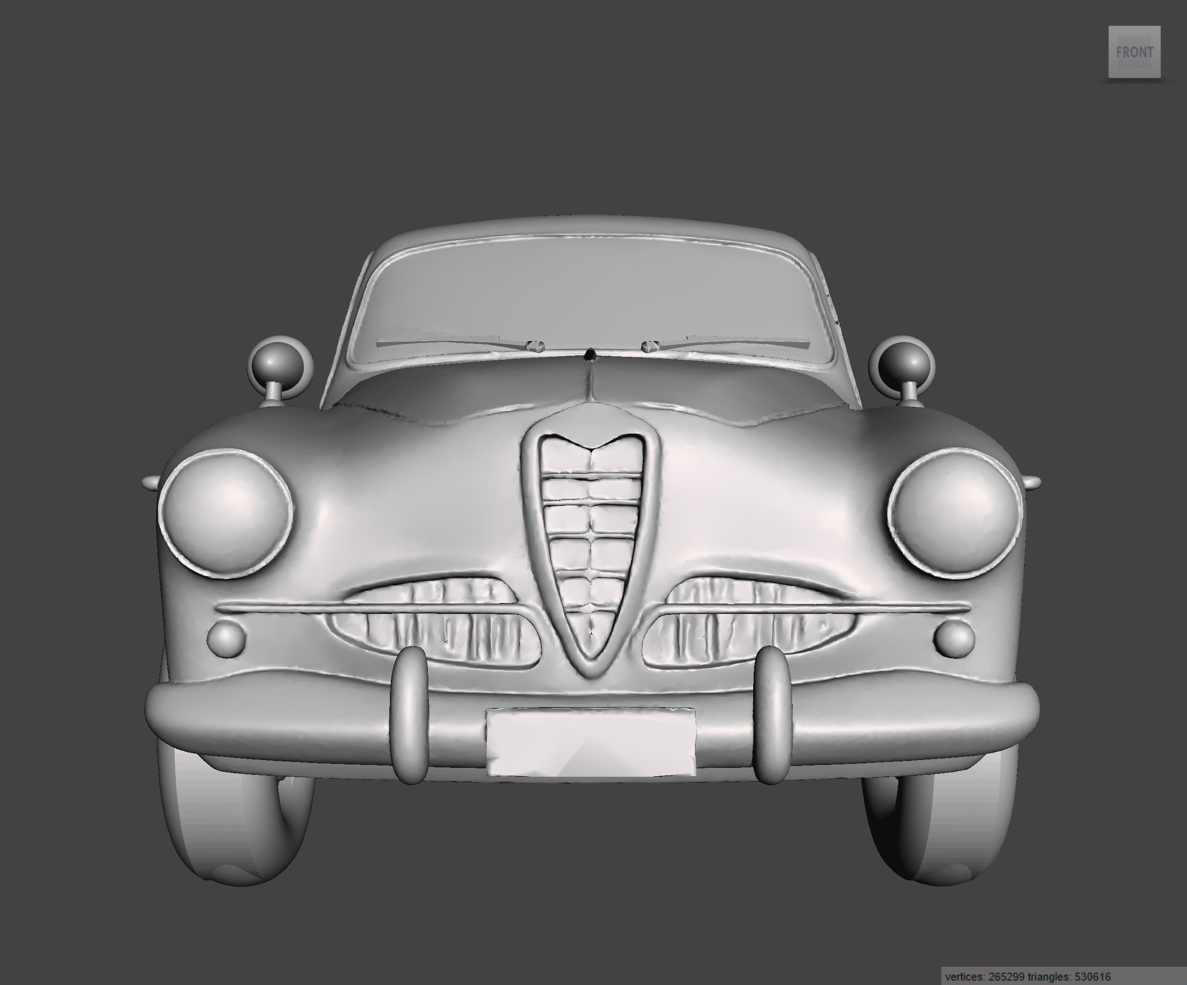 Image of 3D Printed Resin model of Alfa Romeo 1900 TI Super 1955
