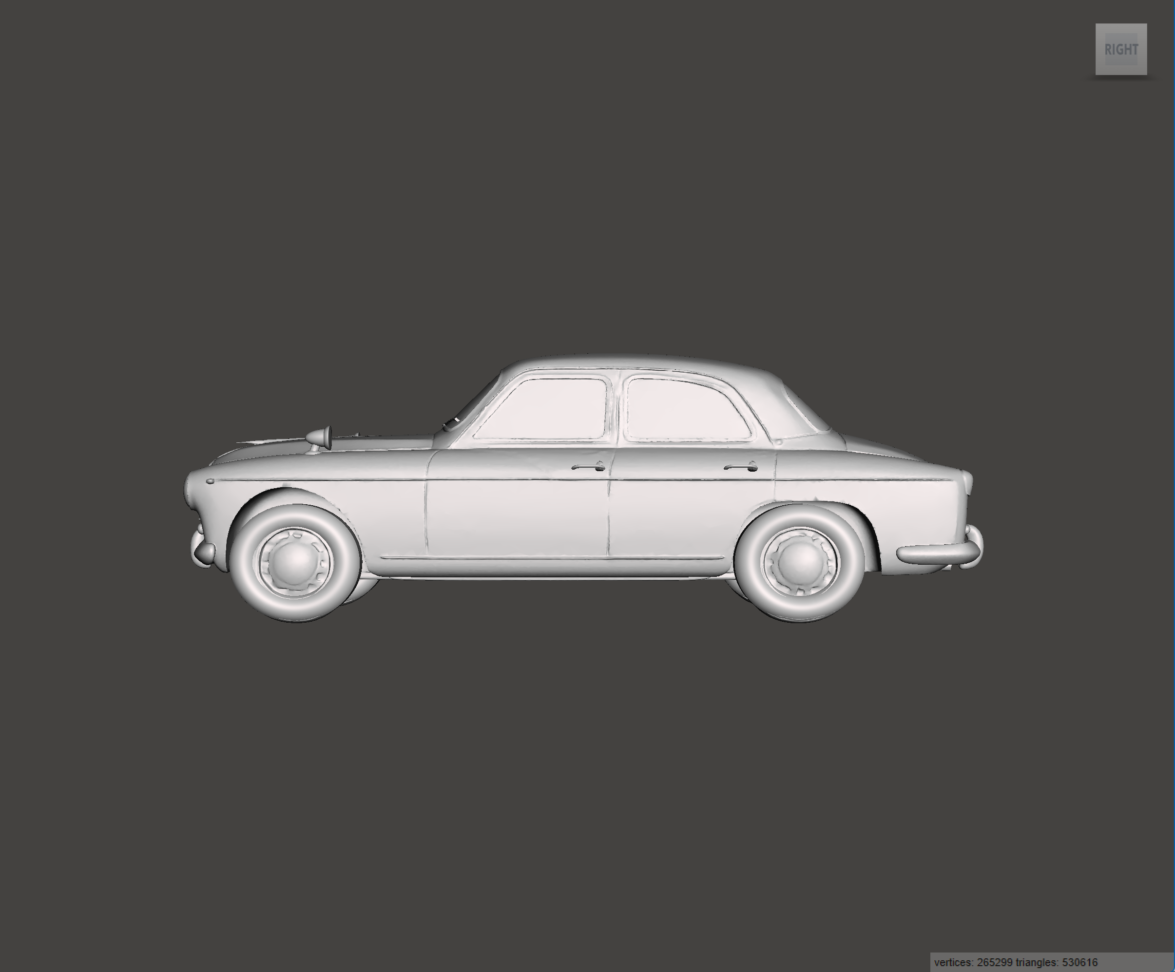 Image of 3D Printed Resin model of Alfa Romeo 1900 TI Super 1955