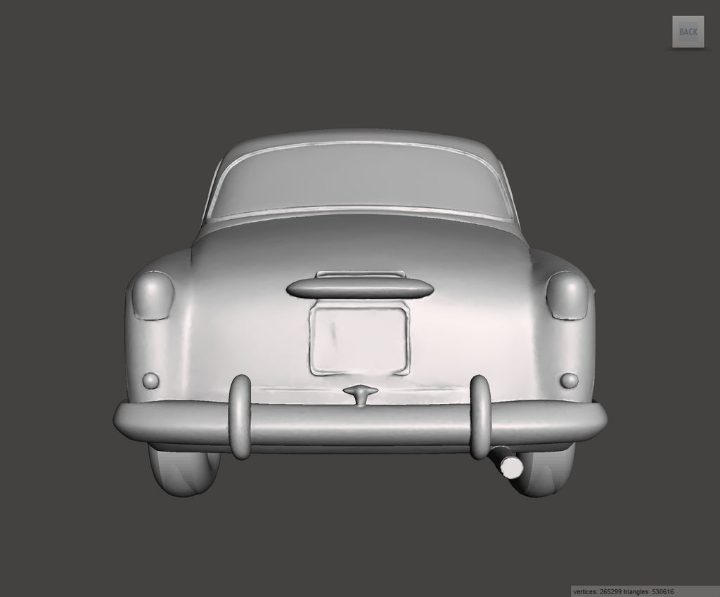 Image of 3D Printed Resin model of Alfa Romeo 1900 TI Super 1955