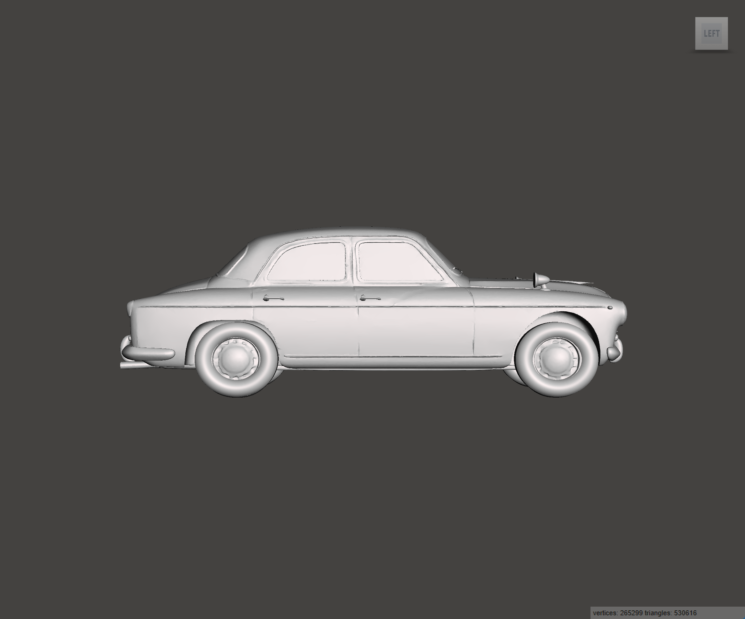Image of 3D Printed Resin model of Alfa Romeo 1900 TI Super 1955