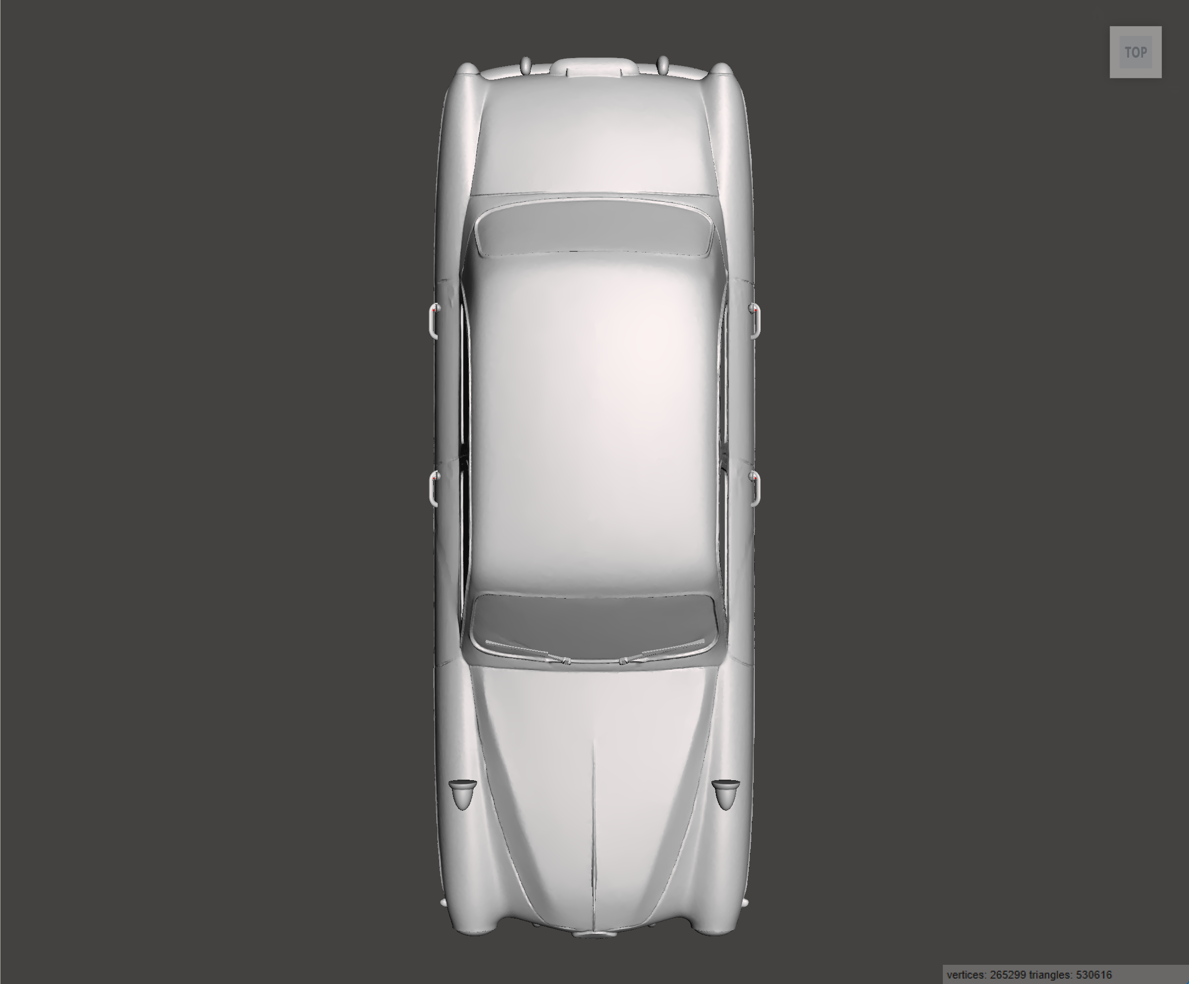 Image of 3D Printed Resin model of Alfa Romeo 1900 TI Super 1955