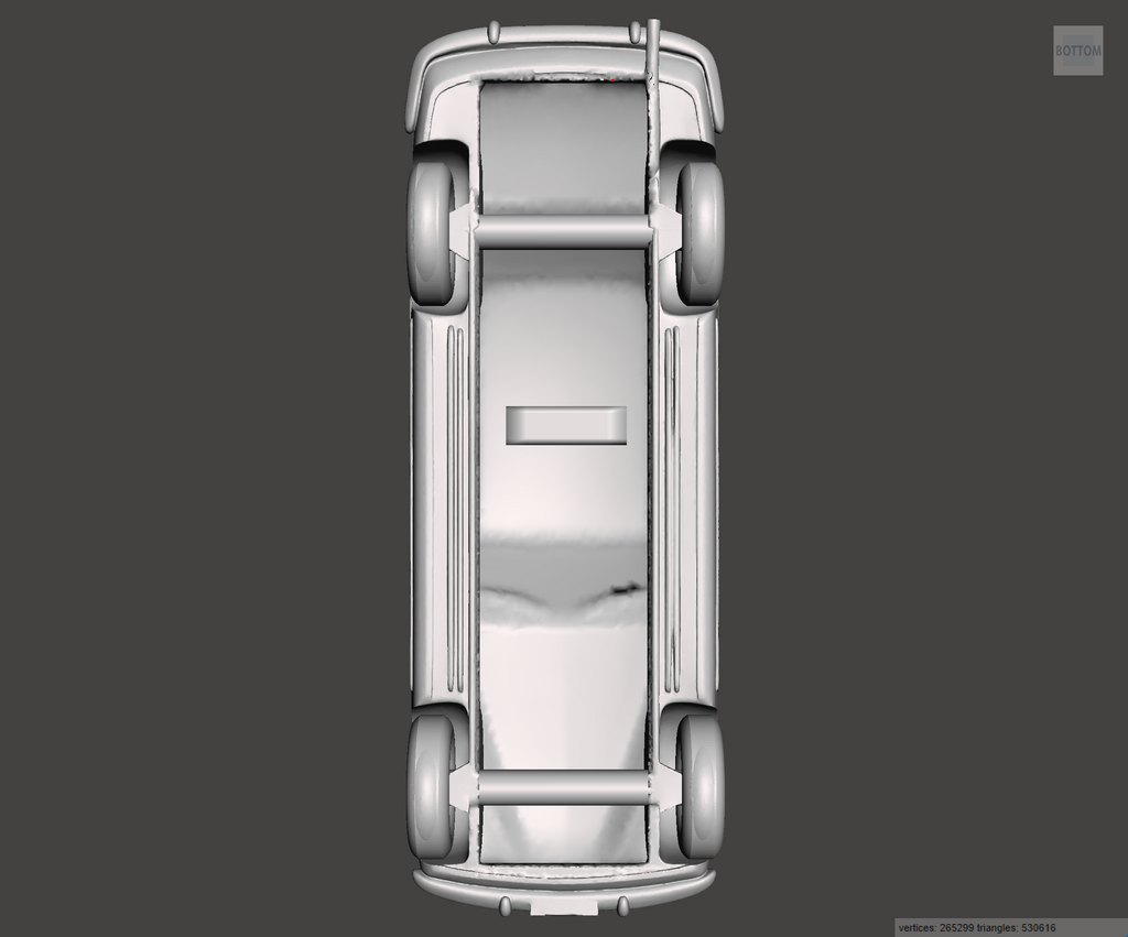 Image of 3D Printed Resin model of Alfa Romeo 1900 TI Super 1955
