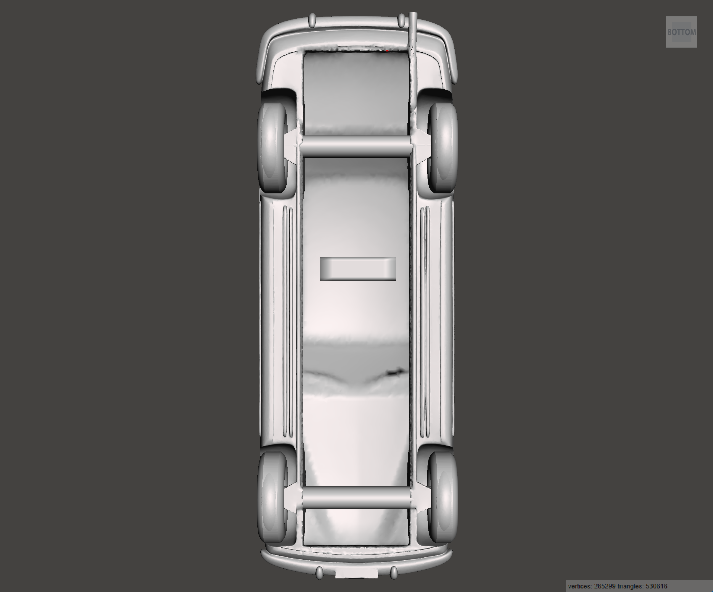 Image of 3D Printed Resin model of Alfa Romeo 1900 TI Super 1955