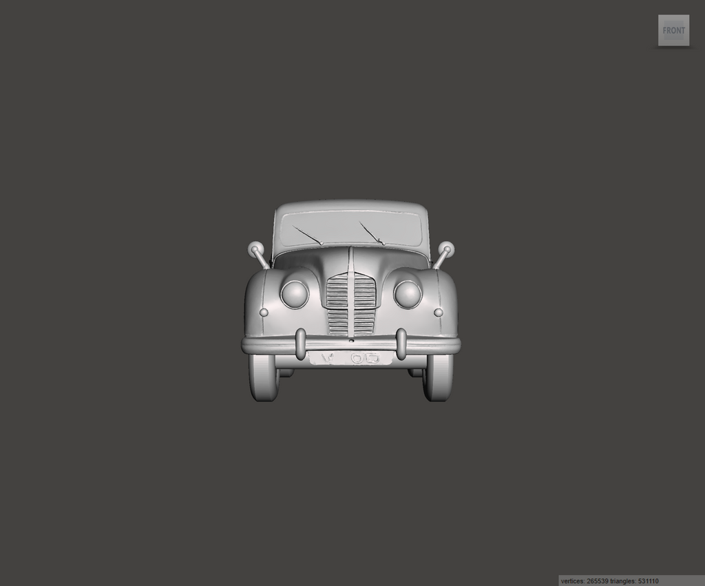 Image of 3D Printed Resin model of Austin A70 Hampshire 1950