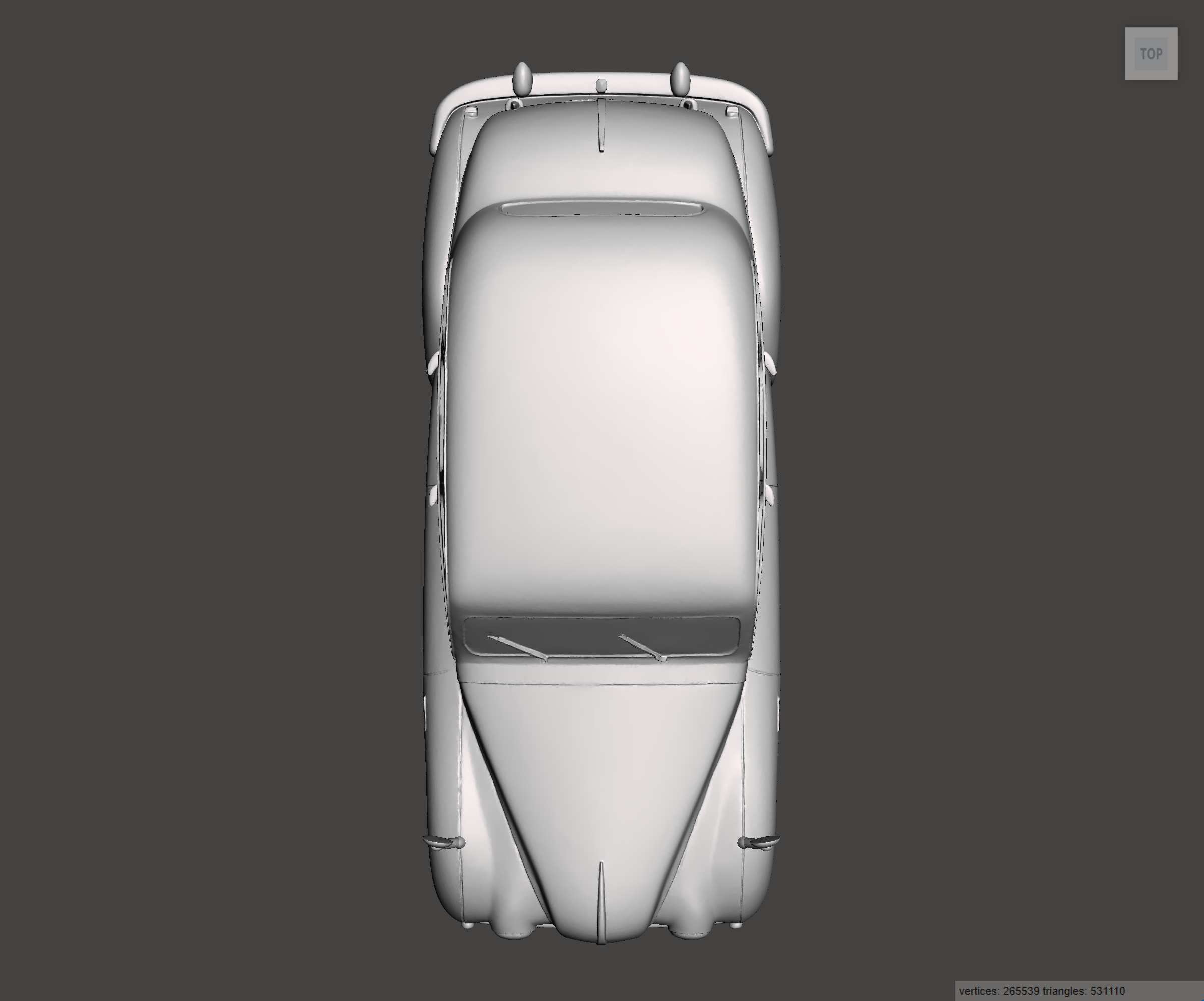 Image of 3D Printed Resin model of Austin A70 Hampshire 1950