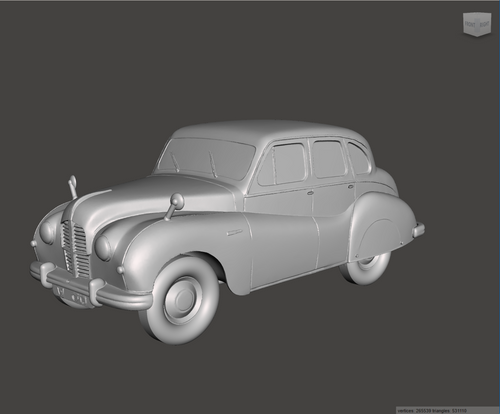 Image of 3D Printed Resin model of Austin A70 Hampshire 1950