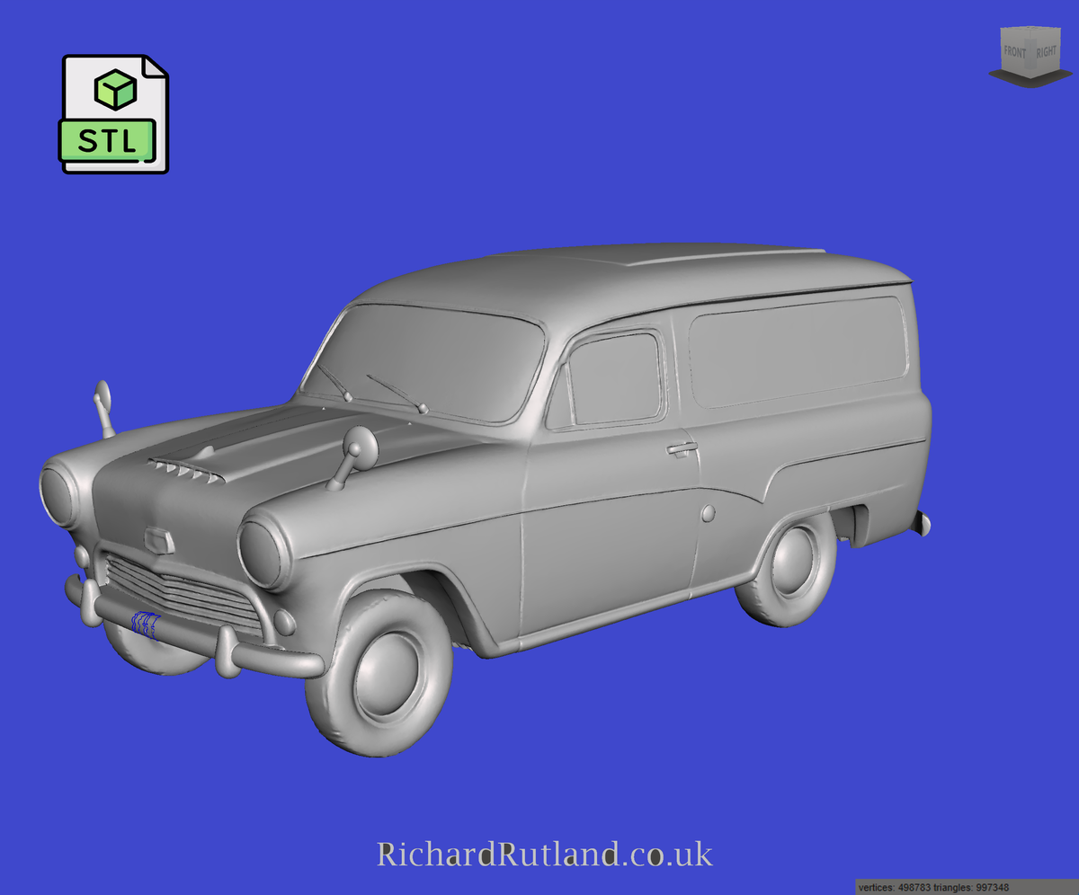 Digital Download of 3D Printed Austin A55A60 1966 prescale v1