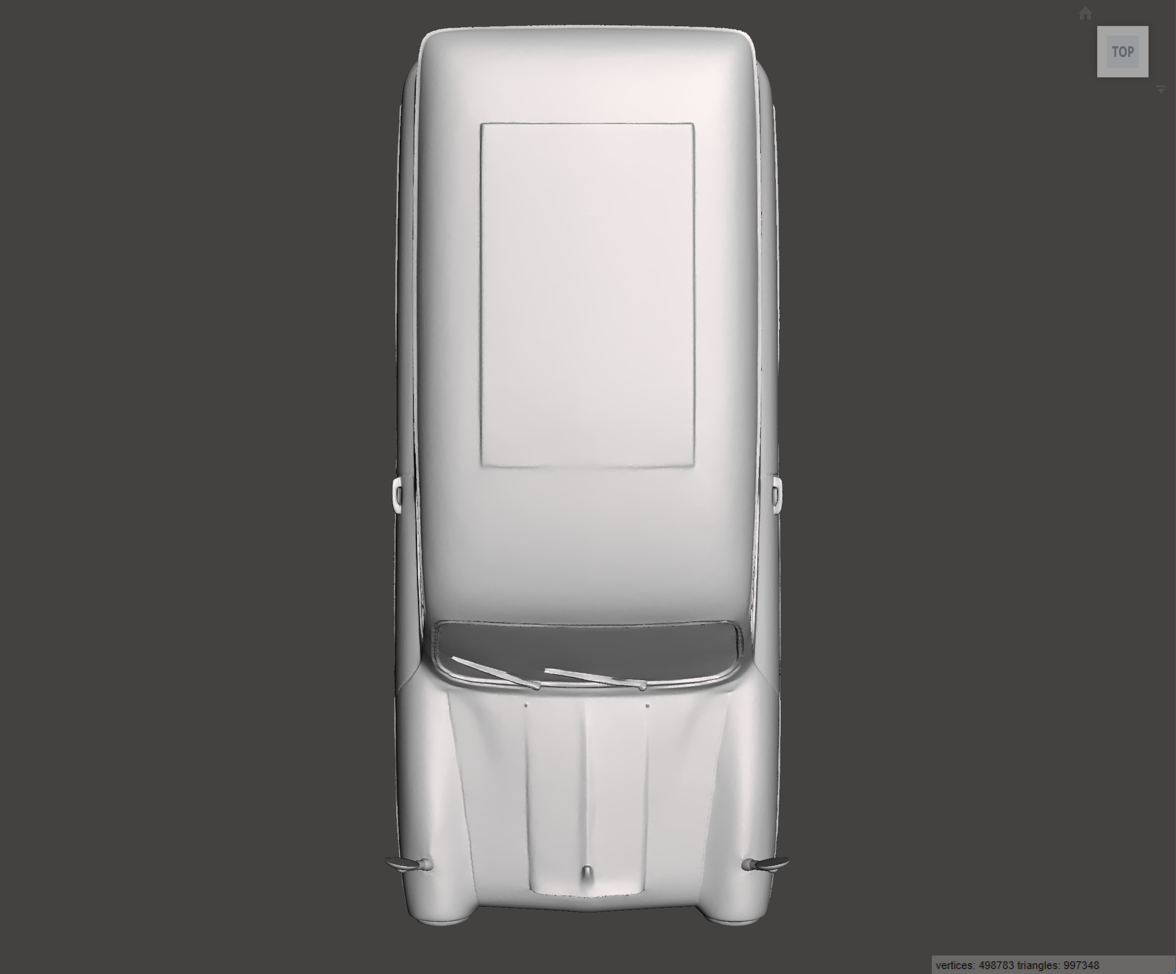 Image of 3D Printed Resin model of Austin A55A60 Van 1966