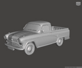 Image of 3D Printed Resin model of Austin A55 Half Ton Pickup 1969