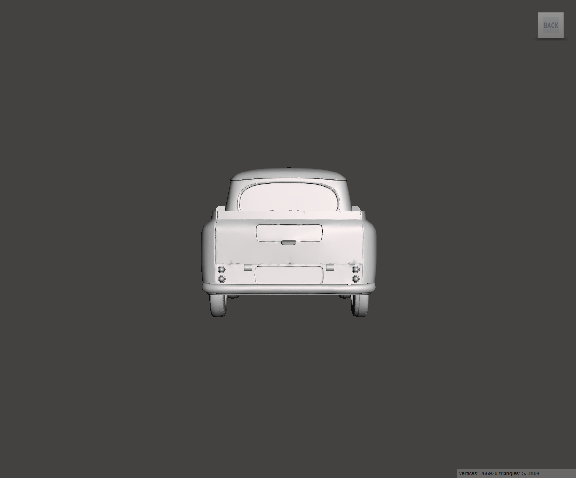 Image of 3D Printed Resin model of Austin A55 Half Ton Pickup 1969