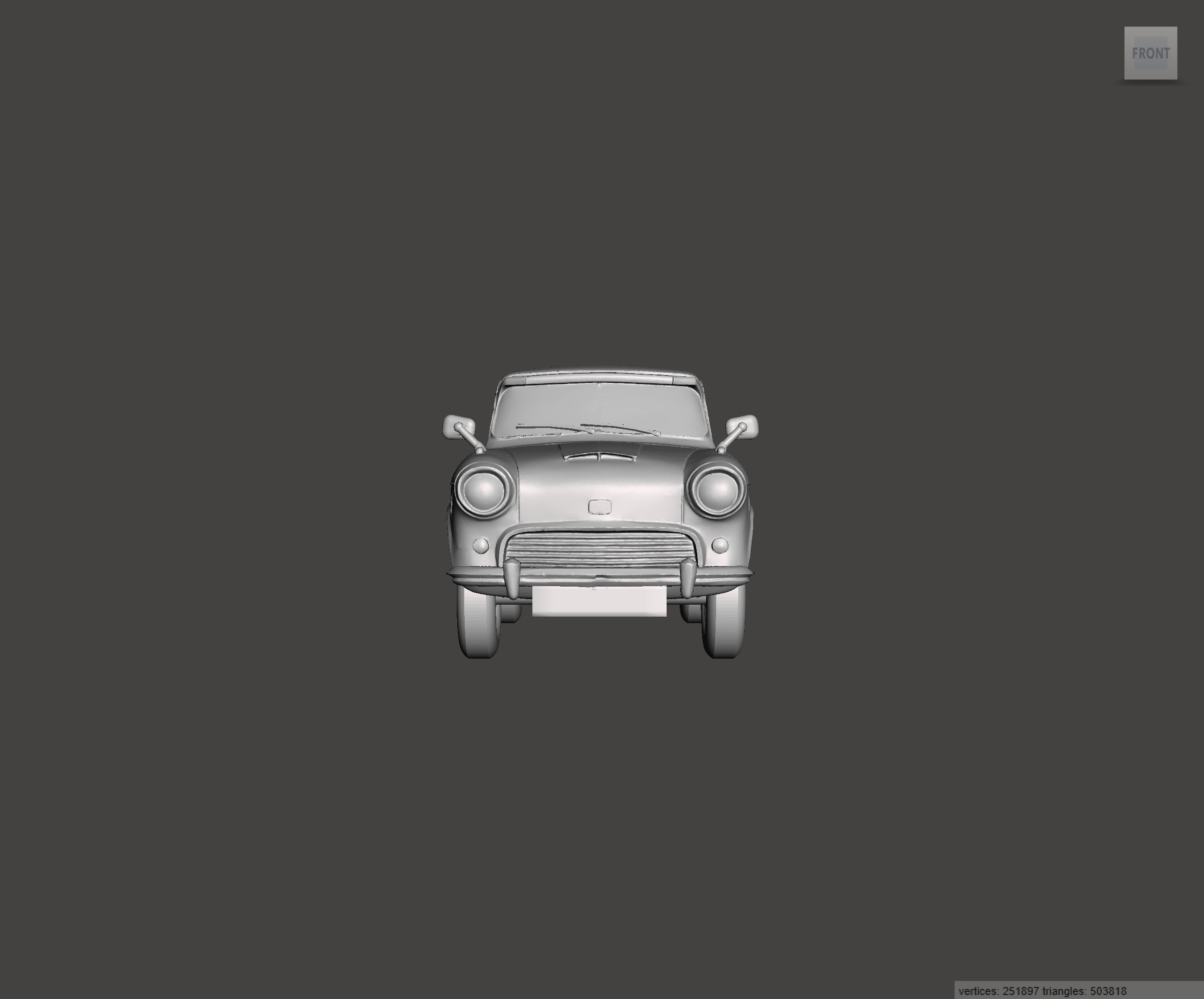 Image of 3D Printed Resin model of Austin A55 Cambridge 1959