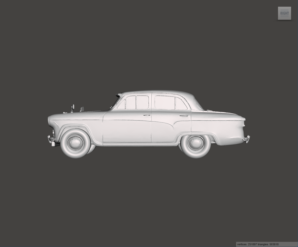 Image of 3D Printed Resin model of Austin A55 Cambridge 1959