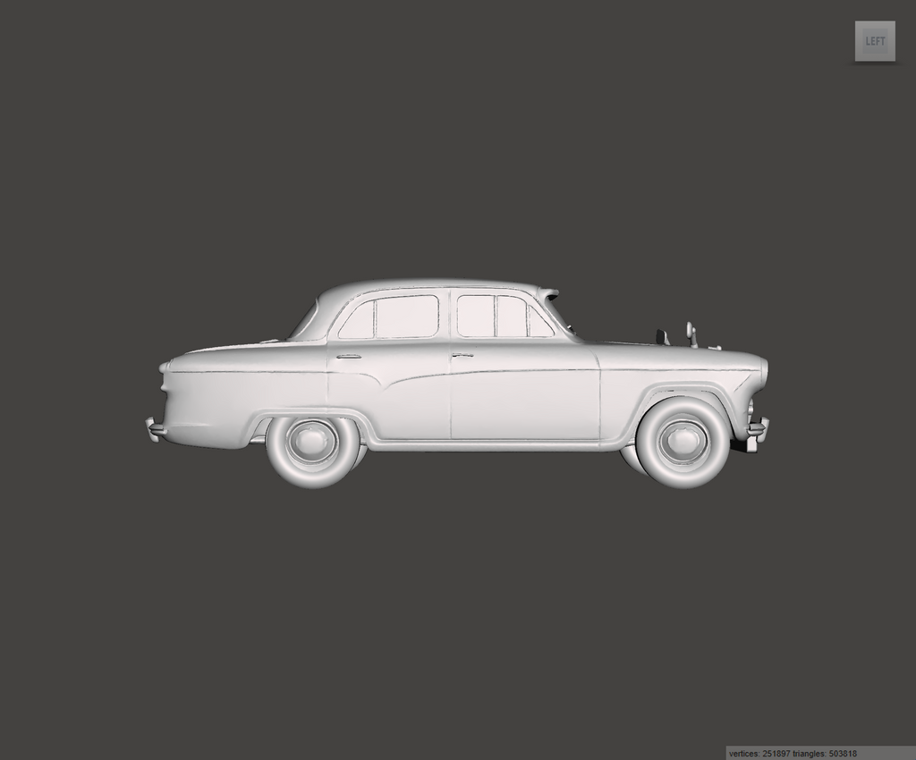 Image of 3D Printed Resin model of Austin A55 Cambridge 1959