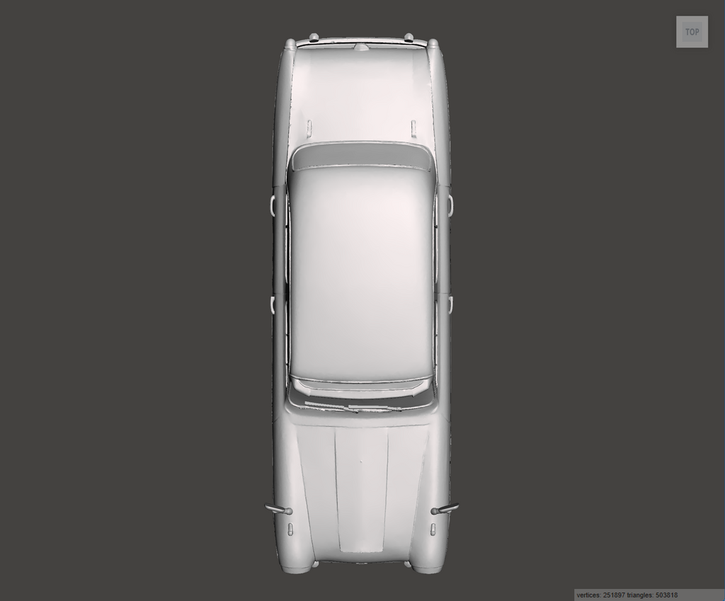 Image of 3D Printed Resin model of Austin A55 Cambridge 1959