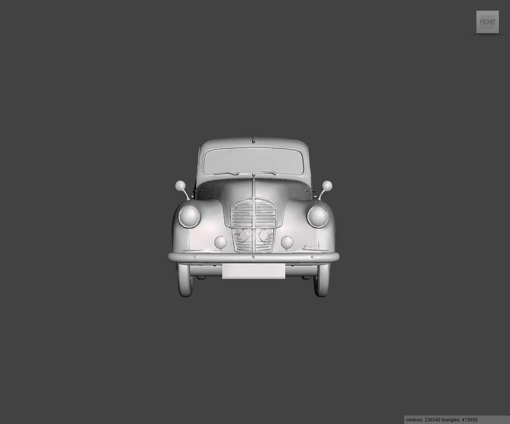 Image of 3D Printed Resin model of Austin A40 Devon 1951
