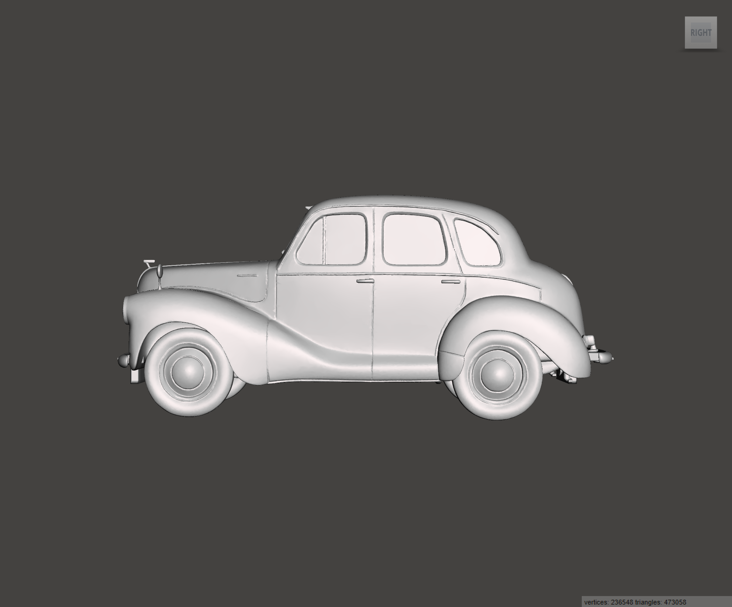 Image of 3D Printed Resin model of Austin A40 Devon 1951