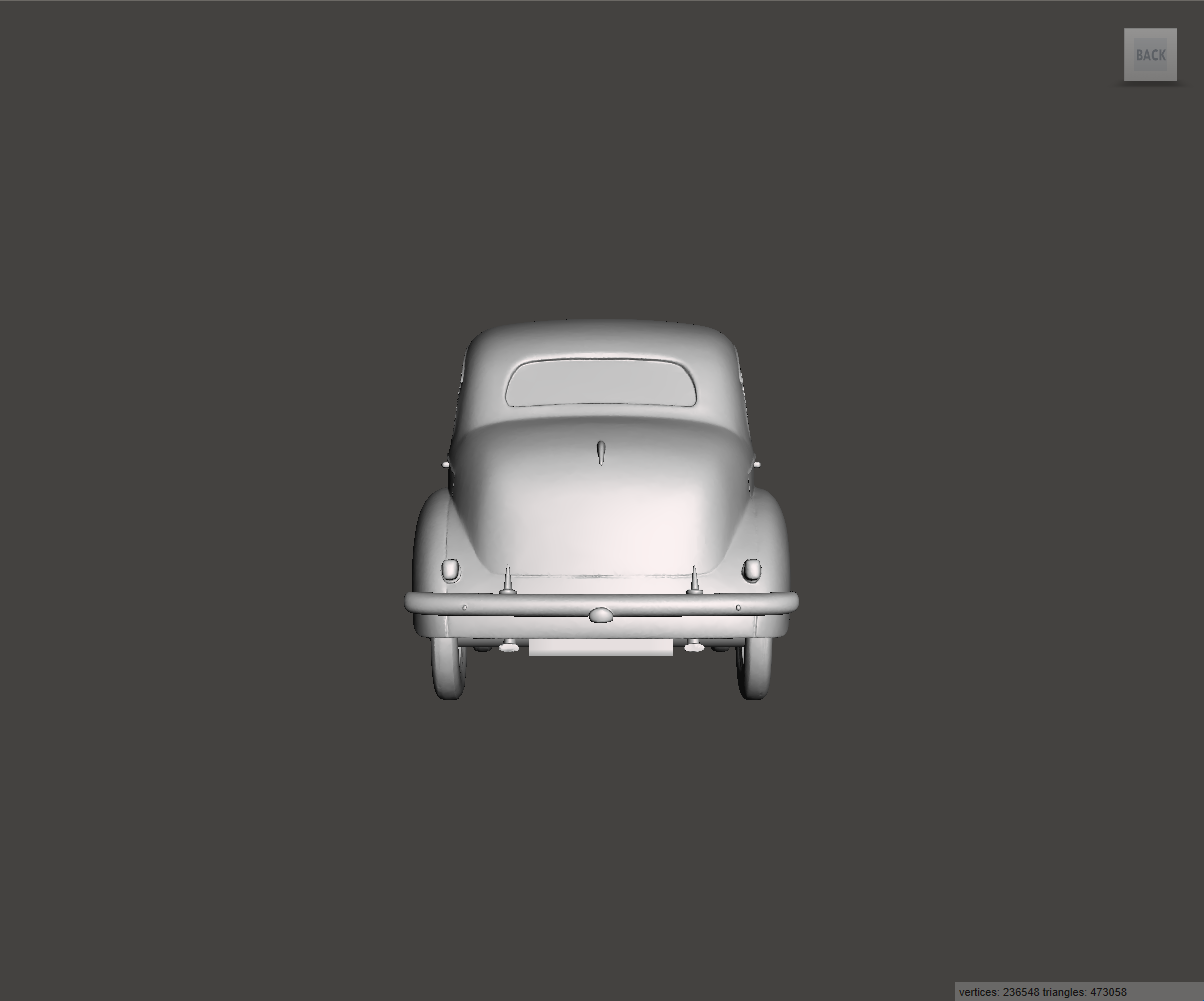 Image of 3D Printed Resin model of Austin A40 Devon 1951