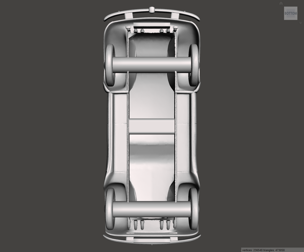 Image of 3D Printed Resin model of Austin A40 Devon 1951