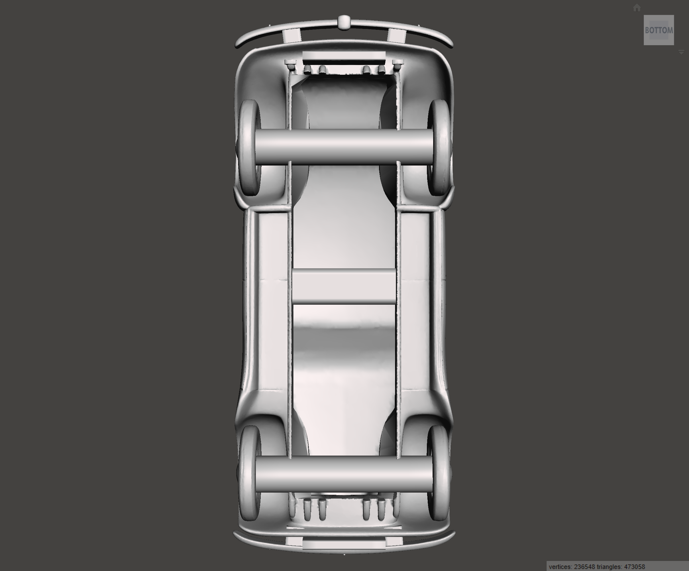 Image of 3D Printed Resin model of Austin A40 Devon 1951