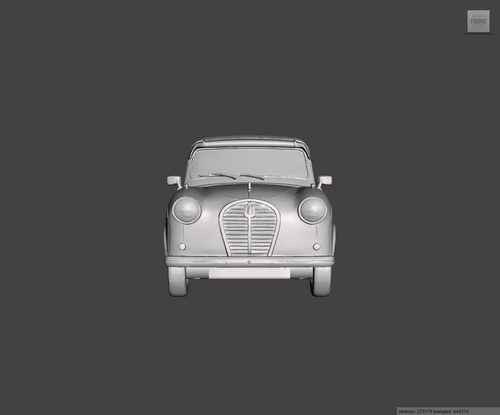 Image of 3D Printed Resin model of Austin A35 Van 1960