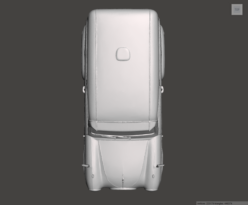 Image of 3D Printed Resin model of Austin A35 Van 1960