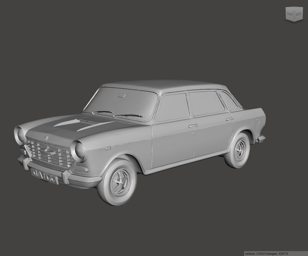 Image of 3D Printed Resin model of Austin 1800 Mk2 "Landcrab" 1969