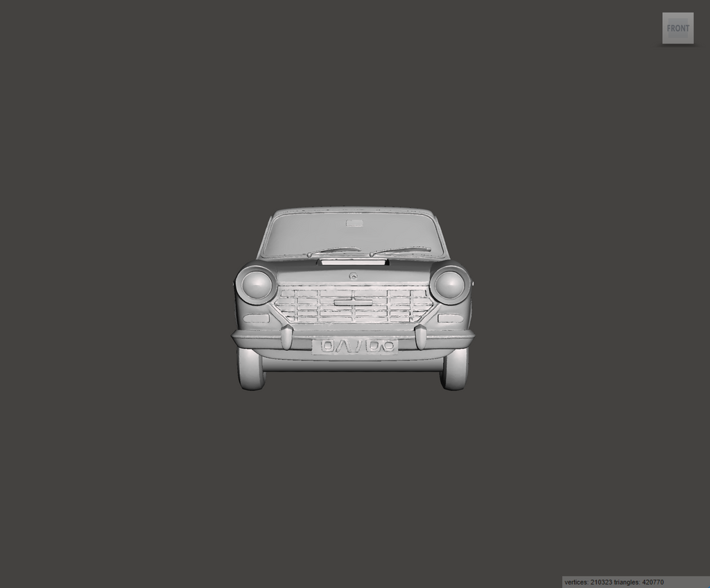 Image of 3D Printed Resin model of Austin 1800 Mk2 "Landcrab" 1969