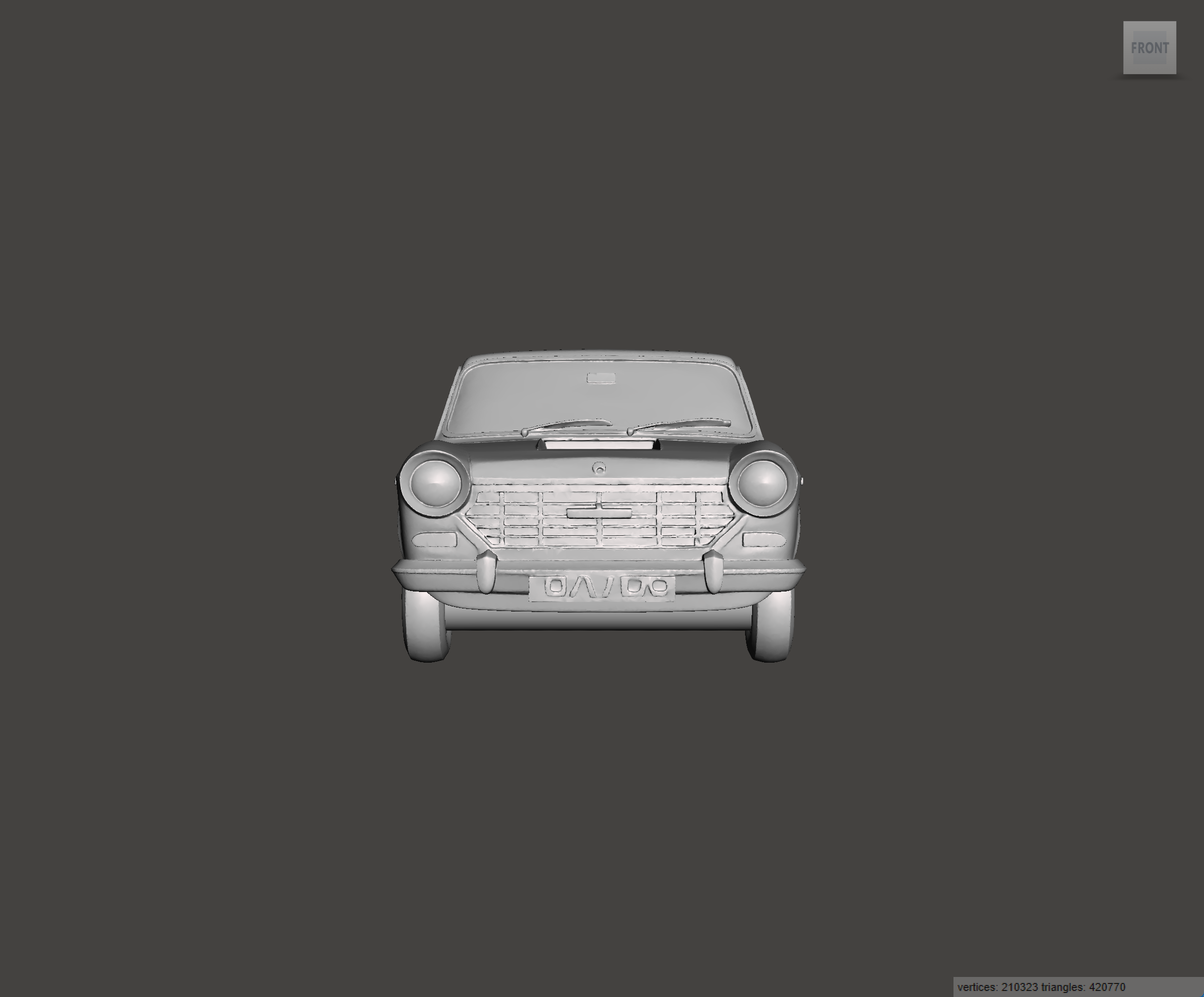 Image of 3D Printed Resin model of Austin 1800 Mk2 "Landcrab" 1969