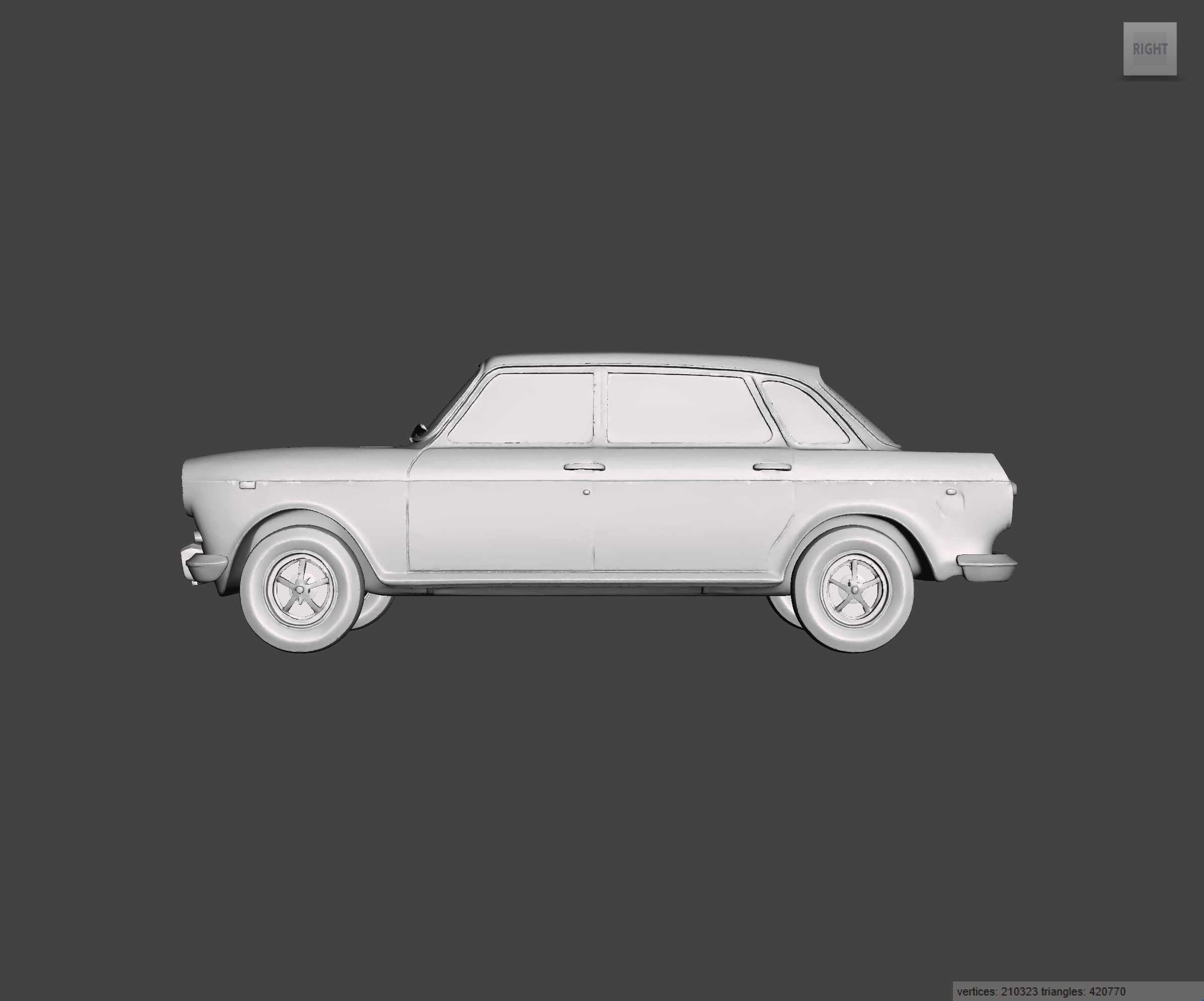 Image of 3D Printed Resin model of Austin 1800 Mk2 "Landcrab" 1969