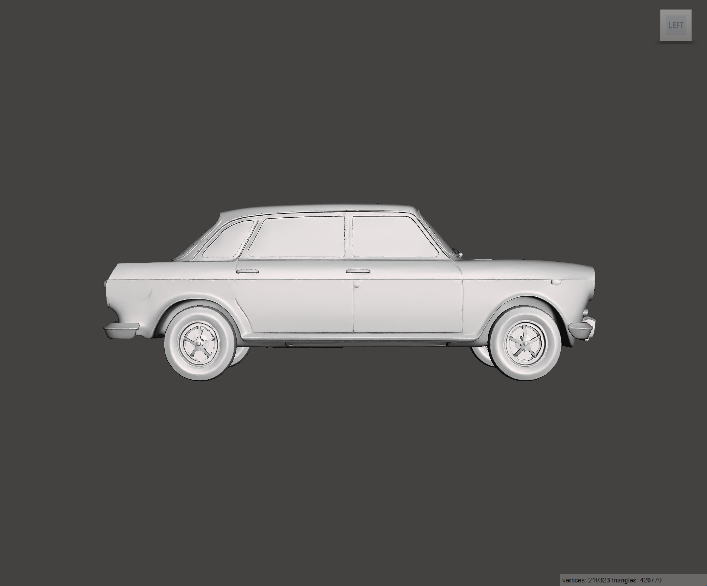 Image of 3D Printed Resin model of Austin 1800 Mk2 "Landcrab" 1969