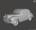 Image of 3D Printed Resin model of Austin A70 Hereford 1955