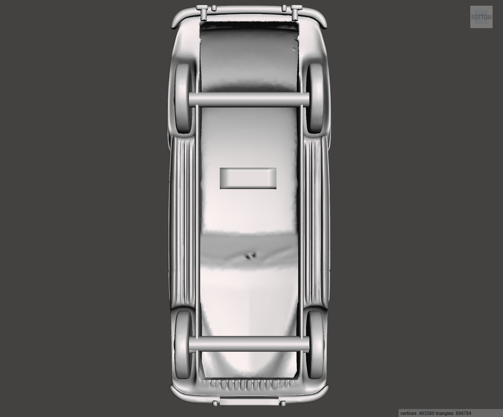 Image of 3D Printed Resin model of Austin A70 Hereford 1955