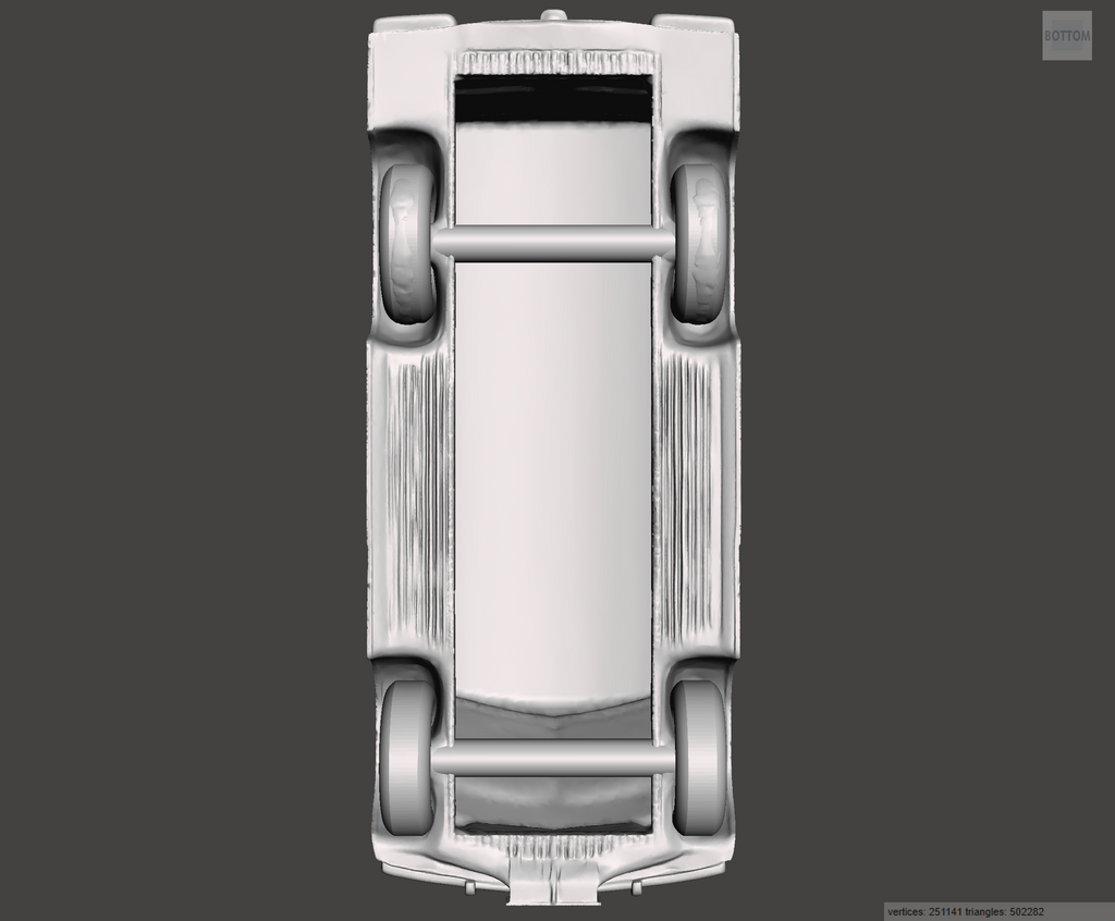 Image of 3D Printed Resin model of Austin LD 1ton Van 1966