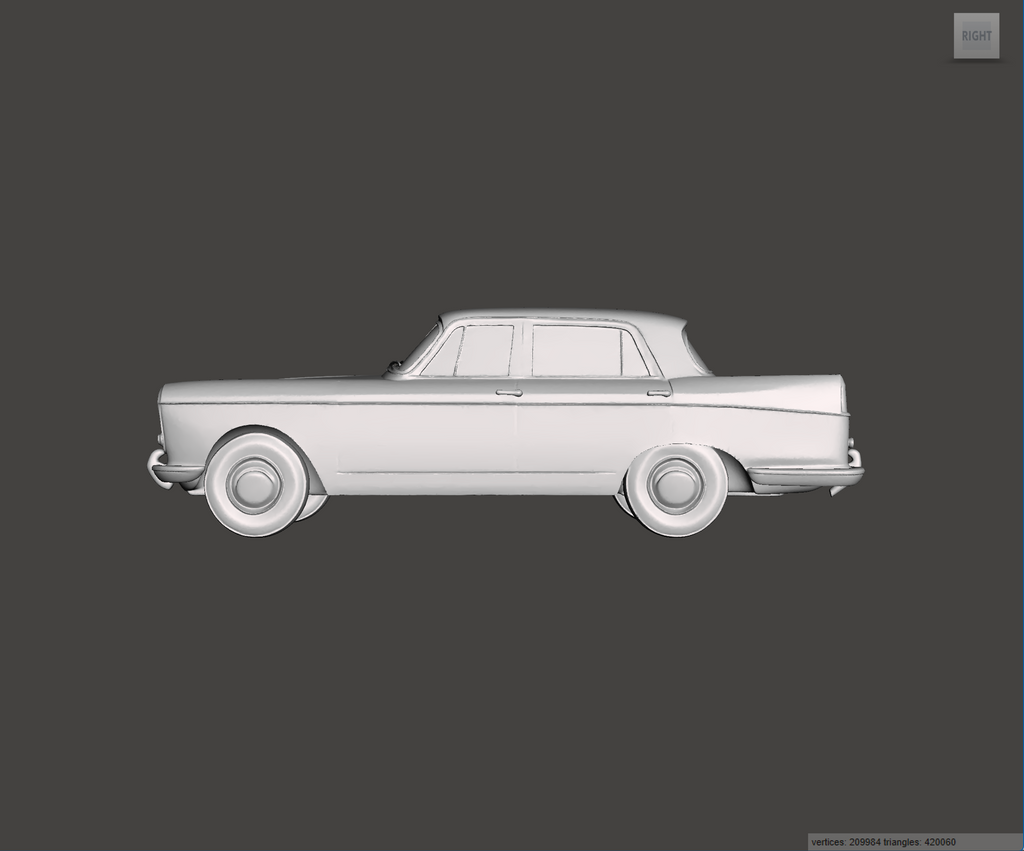 Image of 3D Printed Resin model of Austin Westminster 1960