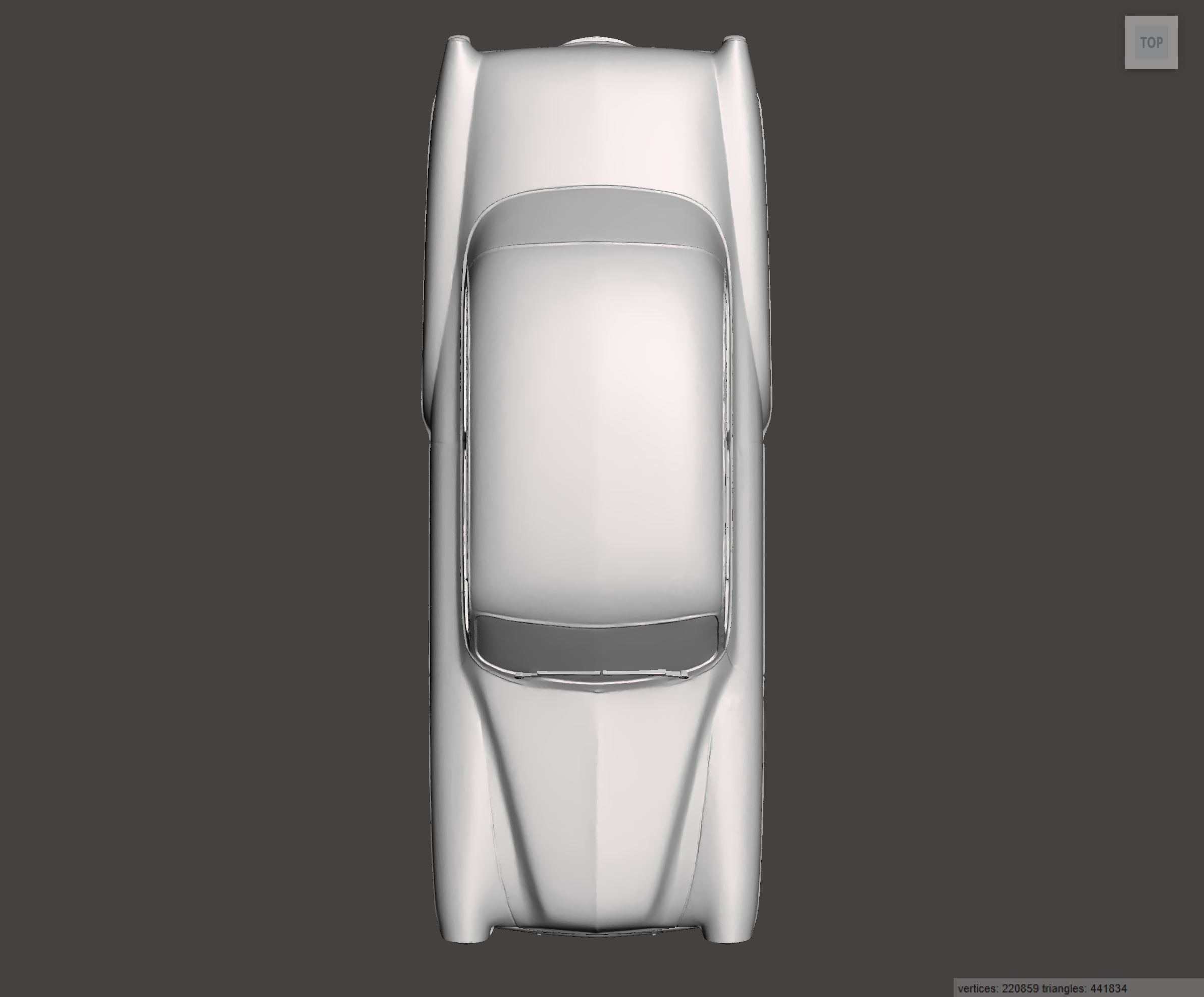 Image of 3D Printed Resin model of Chevrolet Bel Air 1953
