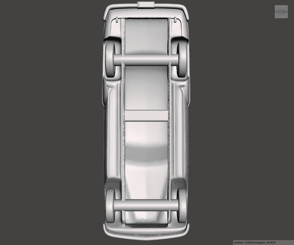 Image of 3D Printed Resin model of Chevrolet Bel Air 1953