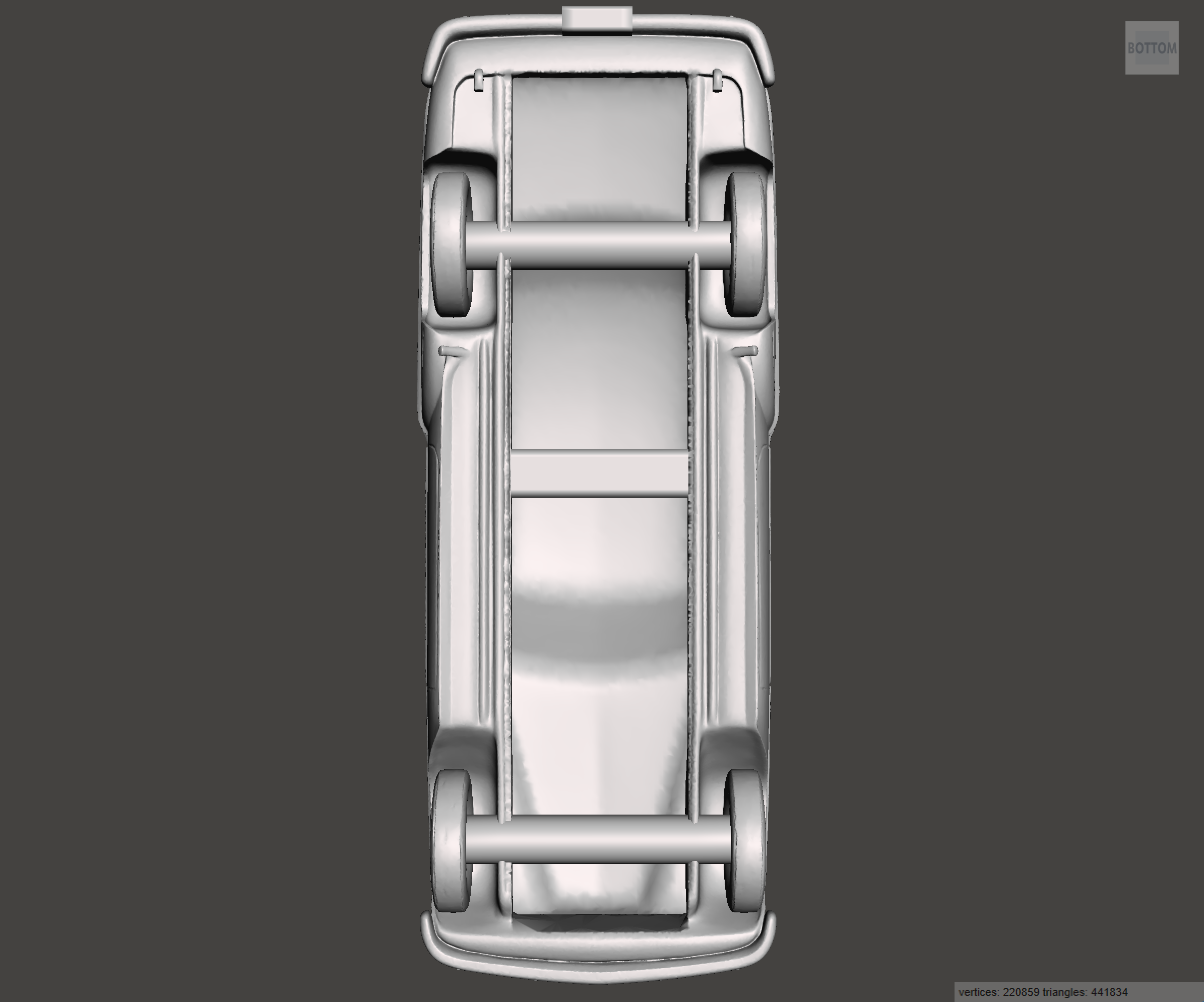 Image of 3D Printed Resin model of Chevrolet Bel Air 1953