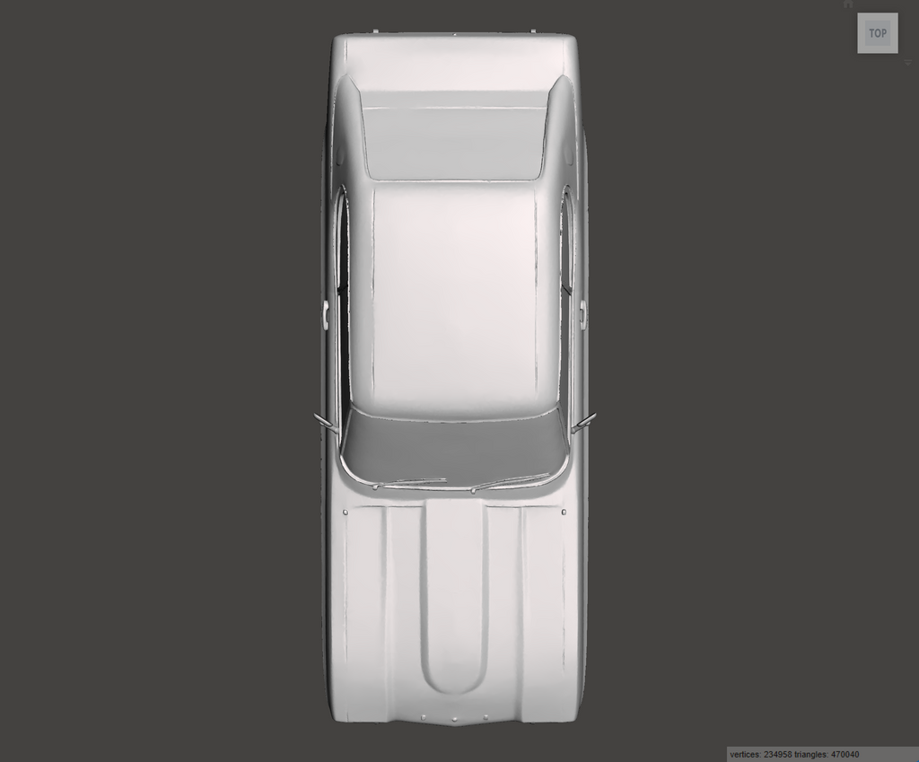 Image of 3D Printed Resin model of Ford Capri Mk1 3000 GXL 1973