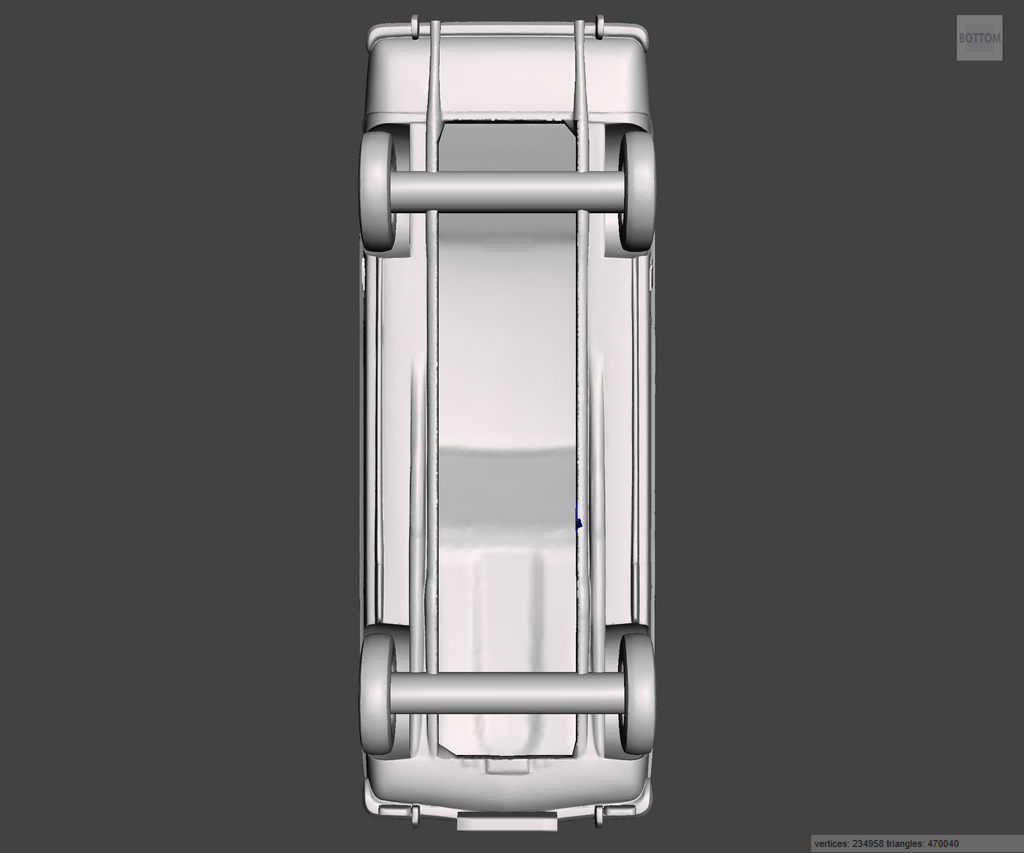Image of 3D Printed Resin model of Ford Capri Mk1 3000 GXL 1973