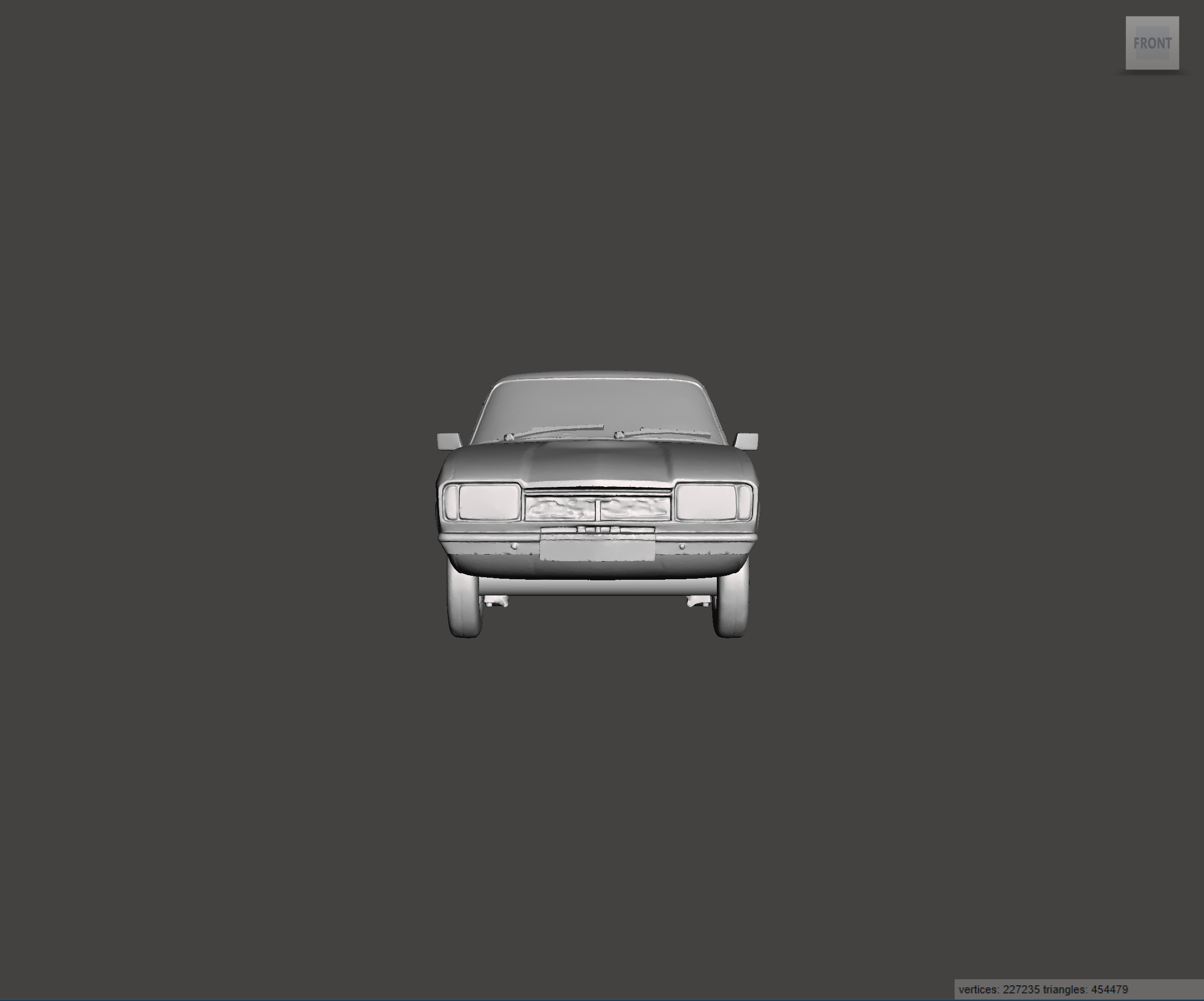 Image of 3D Printed Resin model of Ford Capri Mk2 2000 GL 1978
