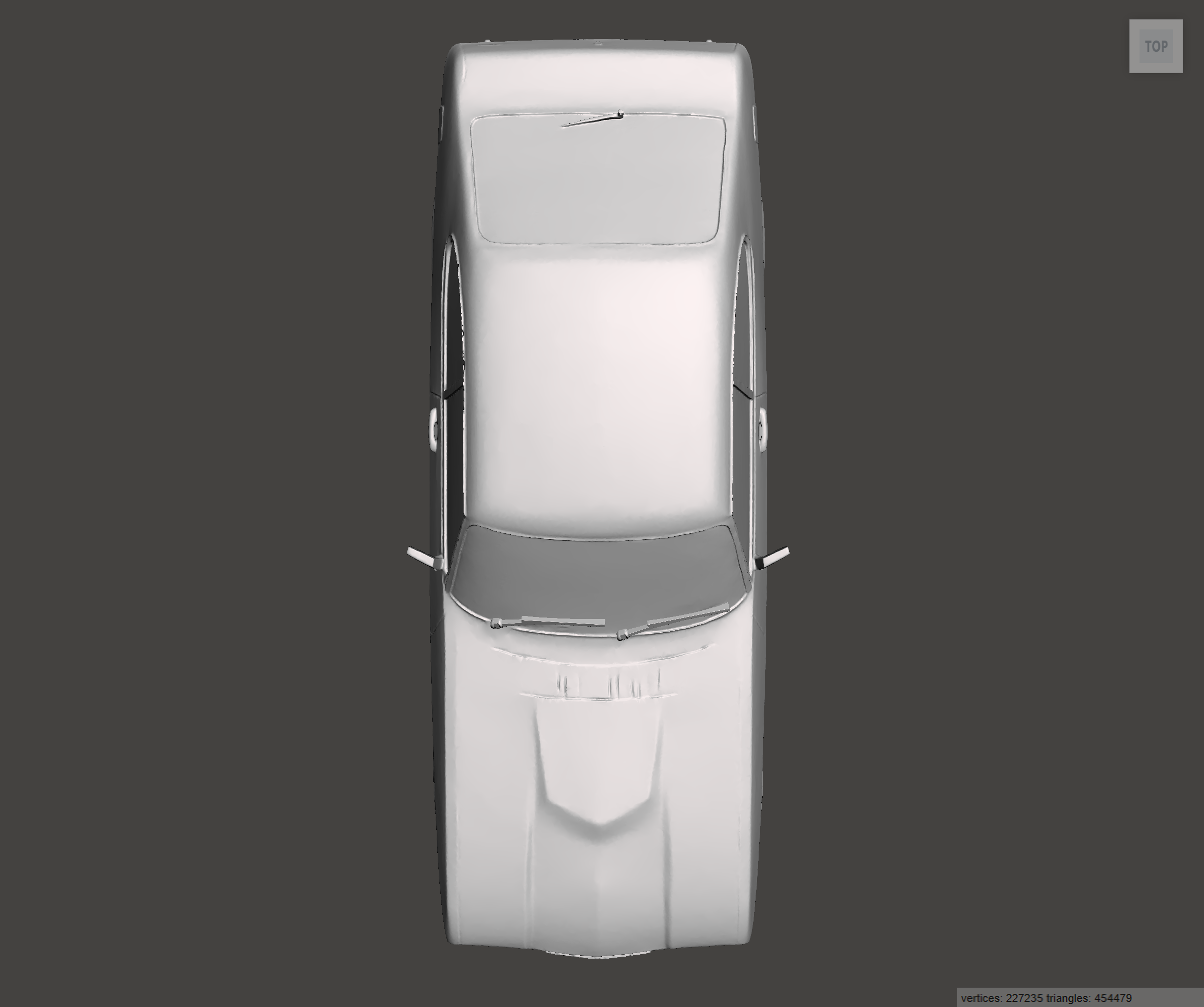 Image of 3D Printed Resin model of Ford Capri Mk2 2000 GL 1978