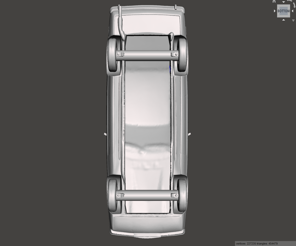 Image of 3D Printed Resin model of Ford Capri Mk2 2000 GL 1978