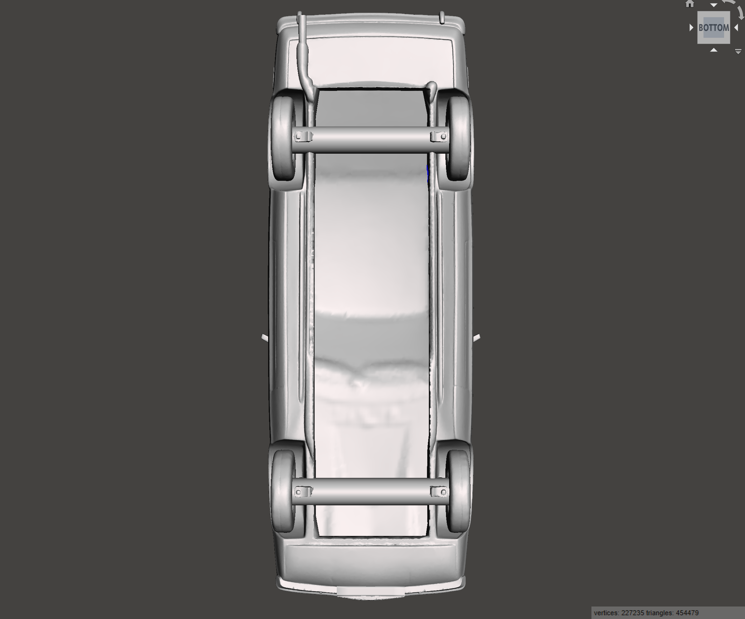 Image of 3D Printed Resin model of Ford Capri Mk2 2000 GL 1978