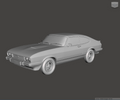 Image of 3D Printed Resin model of Ford Capri Mk3 2.0S 1983