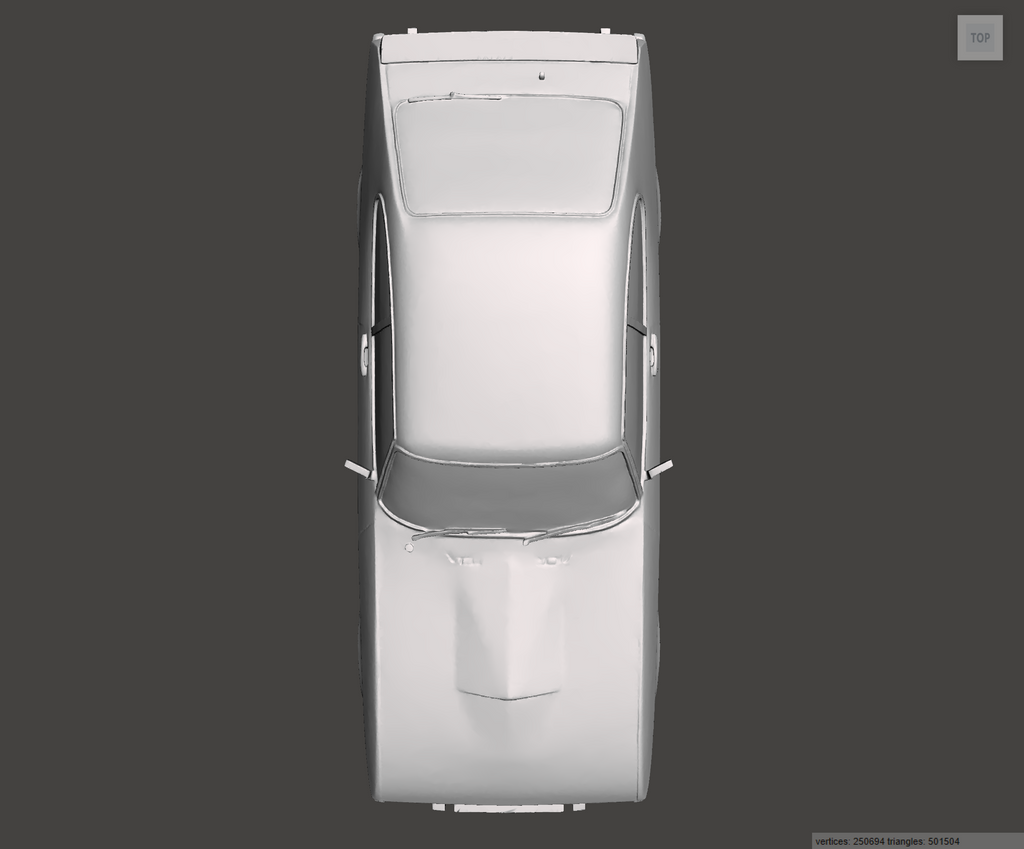 Image of 3D Printed Resin model of Ford Capri Mk3 2.0S 1983