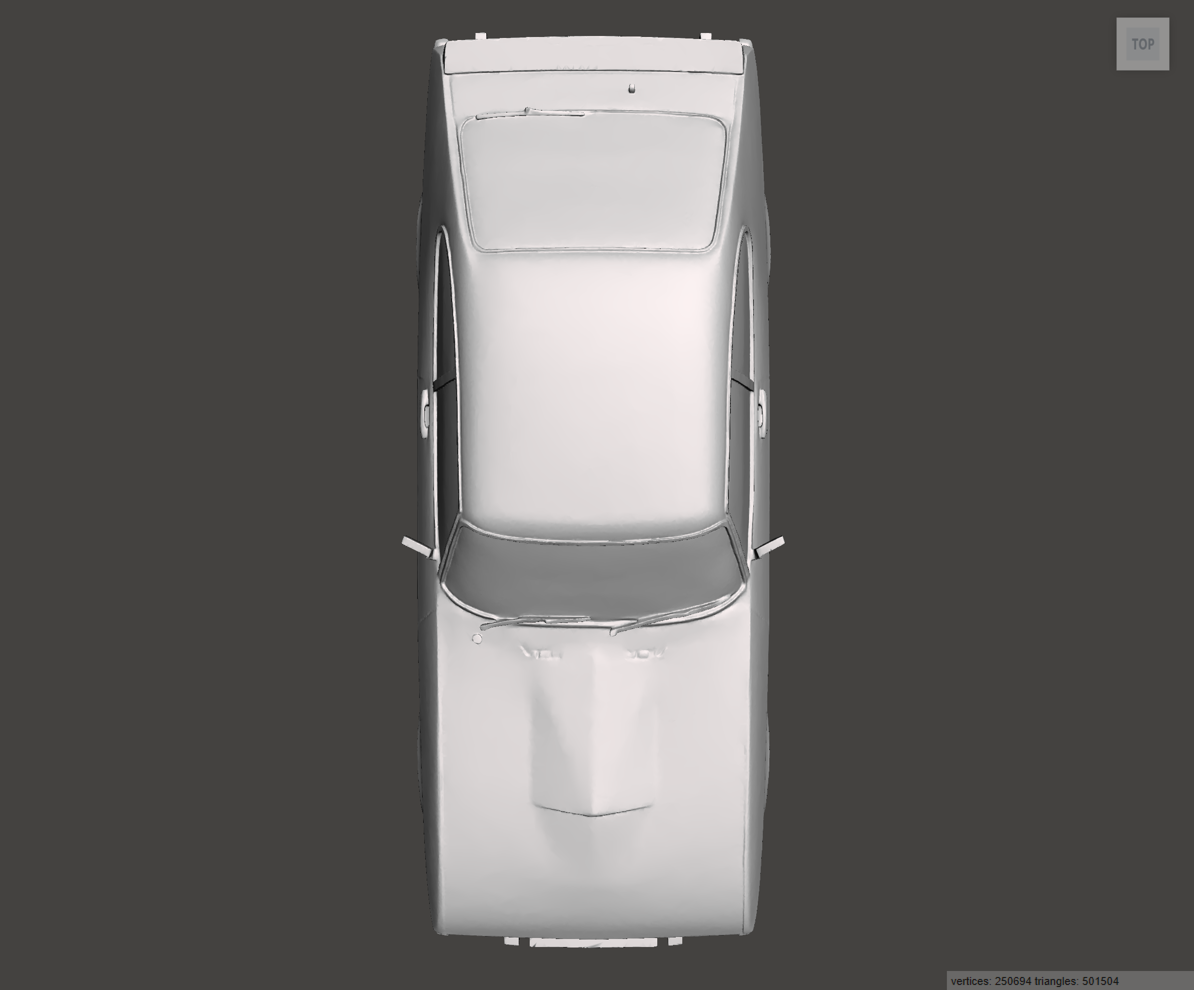 Image of 3D Printed Resin model of Ford Capri Mk3 2.0S 1983