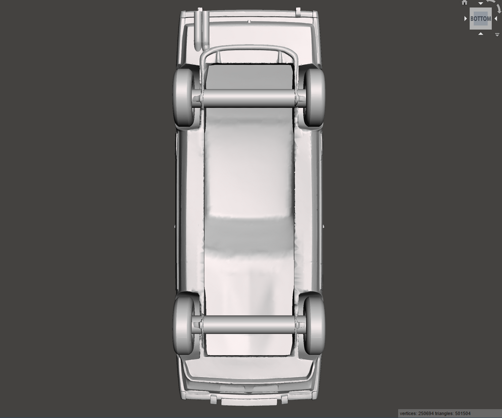 Image of 3D Printed Resin model of Ford Capri Mk3 2.0S 1983