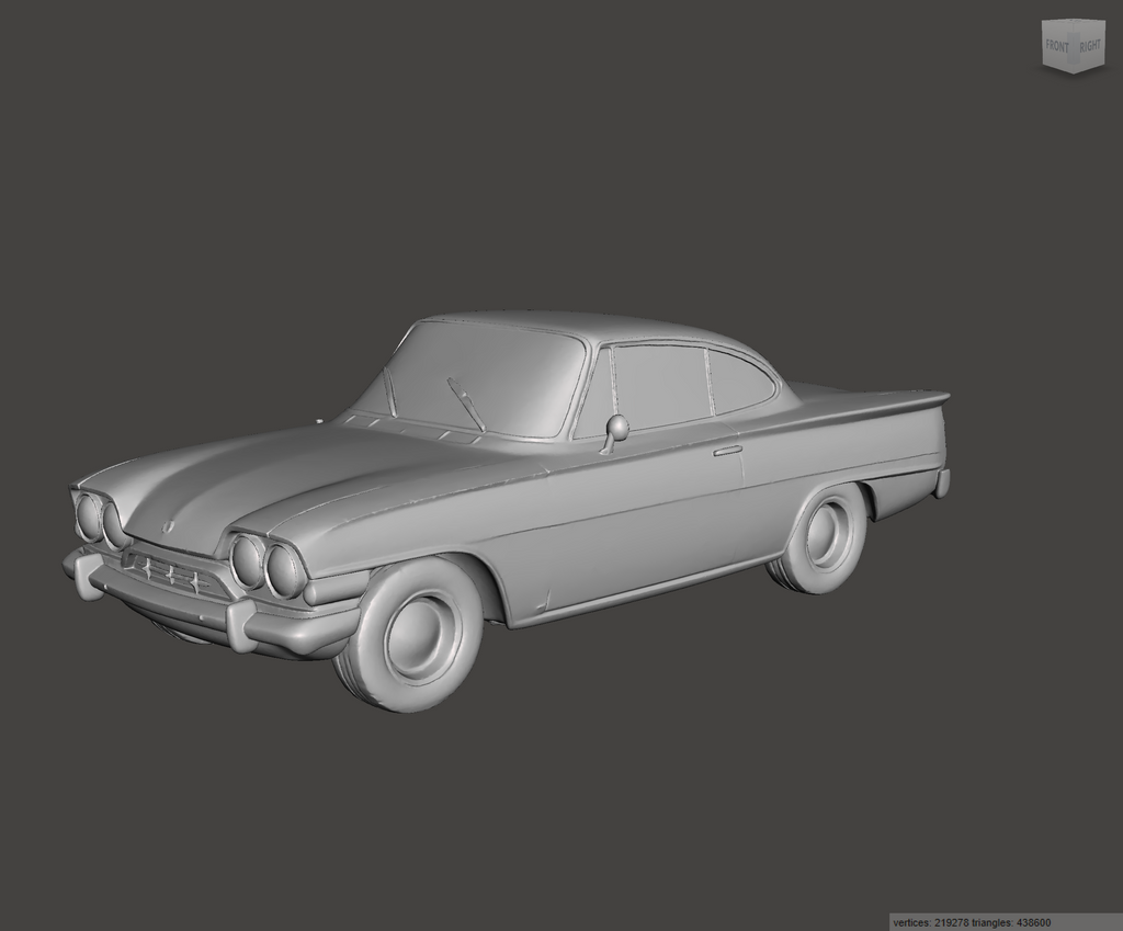 Image of 3D Printed Resin model of Ford Consul Capri 1962