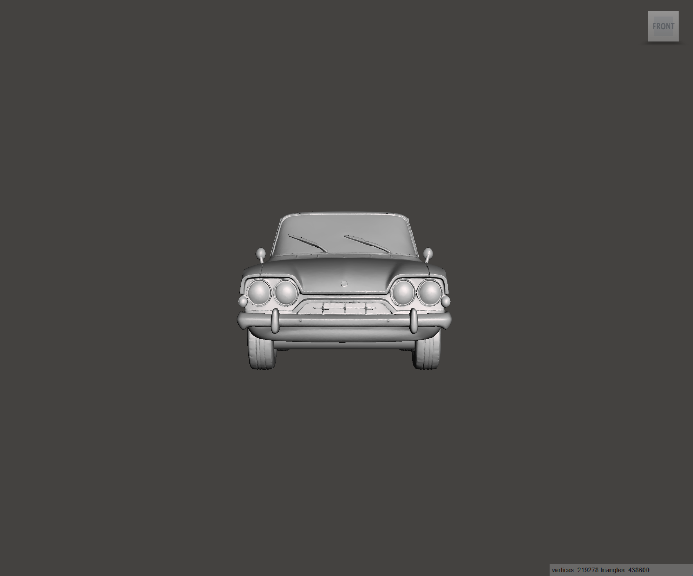 Image of 3D Printed Resin model of Ford Consul Capri 1962
